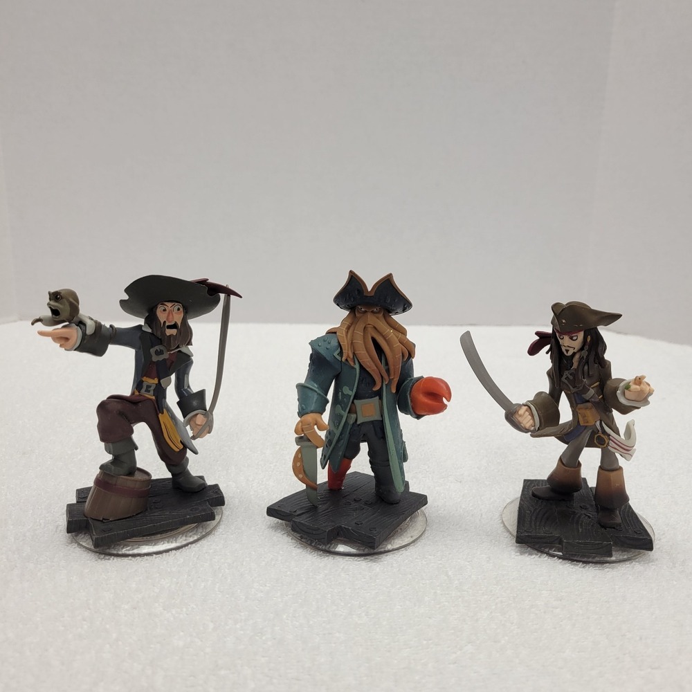 Disney Infinity Pitates of the Caribbean - Barbossa - Davy Jones - Jack Sparrow